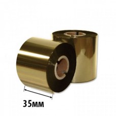 Риббон Золото/Серебро RESIN RTxU 35х300х25 (ширина х длина х втулка) OUT/IN
