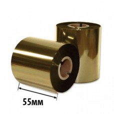 Риббон Золото/Серебро RESIN RTxU 55х300х25 (ширина х длина х втулка) OUT/IN