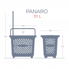 Покупательская корзина Rabtrolley Panaro 55 л Покупательская корзина Rabtrolley Panaro 55 л
